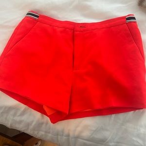 Juicy couture neon poly shorts orange size 6